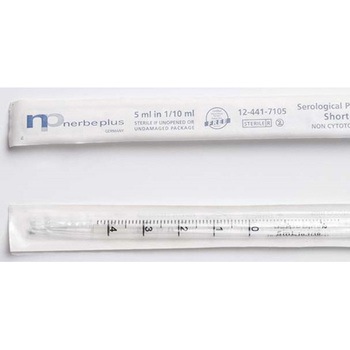 プラスチックピペット 5ml ショートタイプ 個装滅菌済み 200本入 nerbeplus