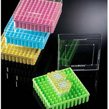 フリーザーボックス 100穴 5色アソート 20個入 90シリーズ BIOLOGIX