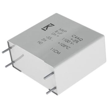 ポリプロピレンフィルムコンデンサ 1.3kV dc 1.8μF 5% 1袋 2個入 KEMET