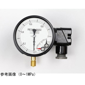 マイクロスイッチ接点付圧力計(100Φ) JM11シリーズ 長野計器