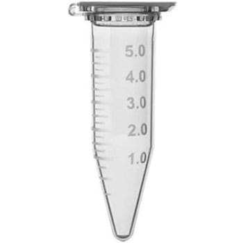 マイクロチューブ キャップ付 5mL 目盛付 クリア 滅菌済 BMSC0200076シリーズ ビーエム機器