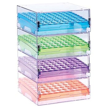 マグネット付CryoVialストレージラック 1.0/2.0/3.0mLチューブ用 81本立 アソート BMA-R3143シリーズ Argos Technologies Inc