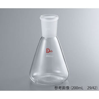 共通摺合三角フラスコ 硼珪酸ガラス-1 アズワン 300mL - 【通販