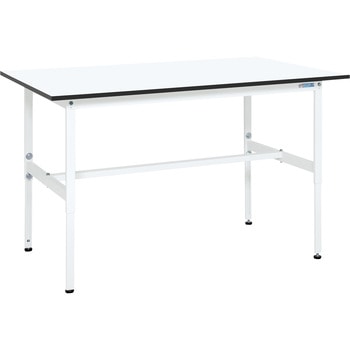 軽量高さ調整作業台(TKAタイプ/耐荷重150kg/メラミン天板/H600～900) サカエ