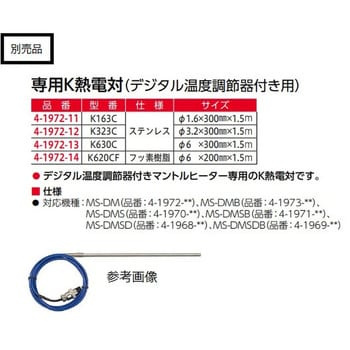 フラスコ用マントルヒーター デジタル温度調節器付き MS-DMシリーズ