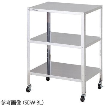 ステンレス製導電ワゴン 組立式 SDWシリーズ アズワン