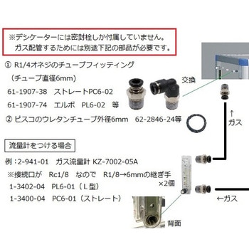 ガス置換デシケーター SUS・マグネットパッキン扉仕様 GDMシリーズ アズワン