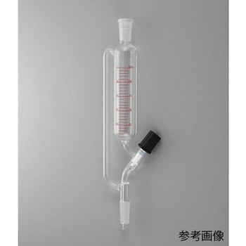 アズワン 分液ロート（平衡型、ニードルバルブ、目盛付）　60mL (1個) 目安在庫=△