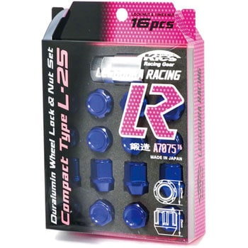 Kics LEGGDURA RACING Compact Type lock&Nut Set KYO-EI