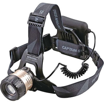 雷神 アルミパワーチップ型LEDヘッドライト CAPTAIN STAG