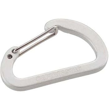 アルミアクセサリー フラットDカラビナ CAPTAIN STAG