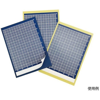 検体固定用ボード 目盛シール 100枚入 トスカバノック