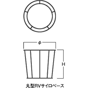 丸型RVサイロベース 河淳
