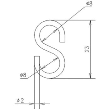 ステンレスSフック ジョー・プリンス竹下
