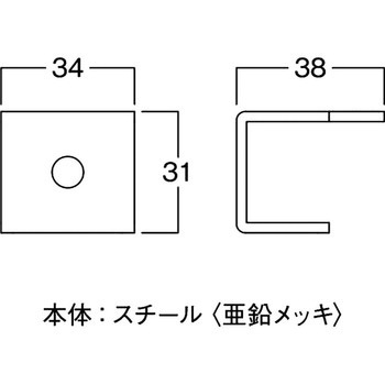 GrB転倒防止用金具 河淳