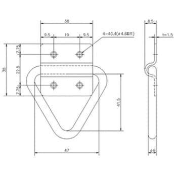 ステンレスハンガーユニット 三角型 ジョー・プリンス竹下