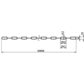 PT-2-6 リンクチェーン 30M 1個 ジョー・プリンス竹下 【通販サイト