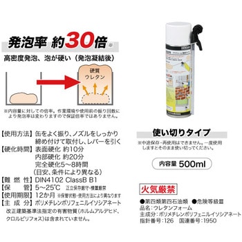 AW-500FR アワフォーム(難燃タイプ) ジェフコム(DENSAN) 1個(500mL) AW-500FR - 【通販モノタロウ】