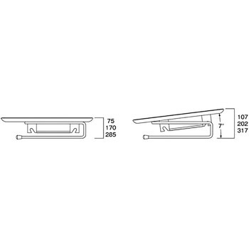 シェルフセンターT40脚 河淳