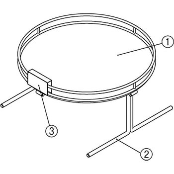 丸型メタルトレー 河淳