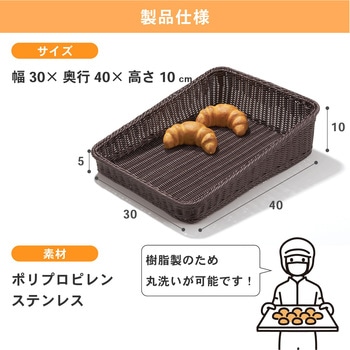 角型樹脂バスケ 河淳