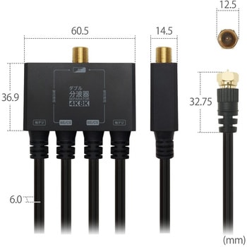 アンテナダブル分波器 ケーブル一体型 AWEシリーズ ホーリック