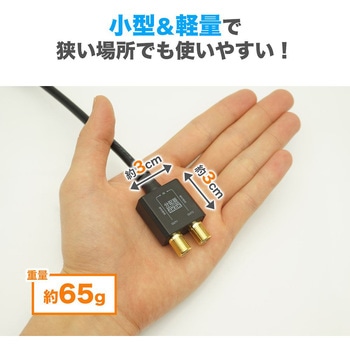 アンテナ分配器 ケーブル一体型 10cm APシリーズ ホーリック