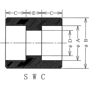 SWC S/80 10A 高圧差込溶接形丸カップリング 1個 ヤマト特殊鋼 【通販