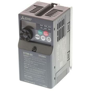 インバータ FR-D720S 230 V ac 0.2 kW ACモータ 三菱電機