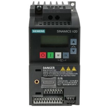 インバータ SINAMICS V20 230 V ac 0.75 kW ACモータ SIEMENS