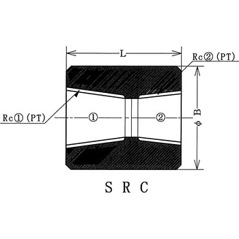 SUS SRC S/80 40X25A ステンレス鋼製高圧捻込形異径ソケット 1個 