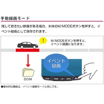 液晶ディスプレイ付きミラー型ドライブレコーダー エンプレイス