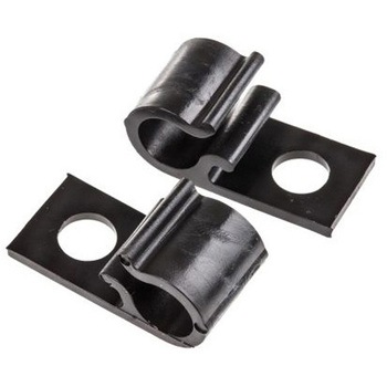 ケーブルクリップ 配線クリップ 10mm x 15 mm 自消性 1袋 50個入 ヘラマンタイトン(タイトン)
