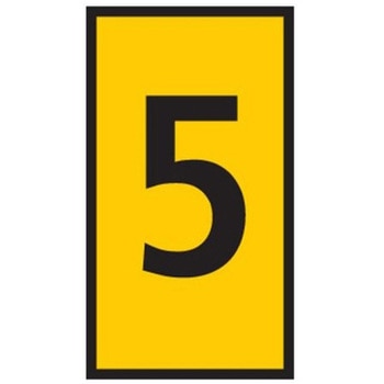 ケーブルマーカー 黄 1袋 1000個入 ヘラマンタイトン(旧:タイトン)