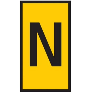 ケーブルマーカー 黄 1袋 1000個入 - ヘラマンタイトン(旧:タイトン)