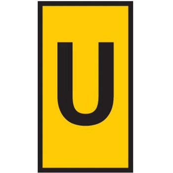 ケーブルマーカー 黄 1袋 1000個入 ヘラマンタイトン(旧:タイトン)