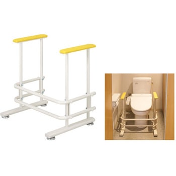 トイレ補助手すり 幅60 内寸49 ×奥行46×高さ64cm TB-1426シリーズ 高田ベッド製作所