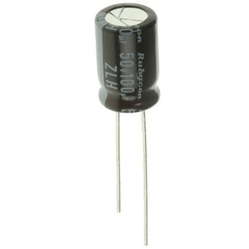 コンデンサ 100μF 50V dc 1袋 25個入 ルビコン