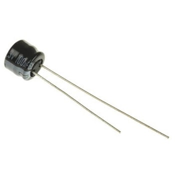 コンデンサ 100μF 6.3V dc 1袋 5個入 Panasonic(パナソニック)