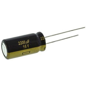 コンデンサ 2200μF 16V dc 1袋 5個入 Panasonic(パナソニック)