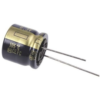 コンデンサ 2200μF 6.3V dc 1袋 5個入 Panasonic(パナソニック)