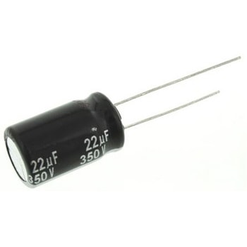 コンデンサ 22μF 350V dc 1袋 5個入 Panasonic(パナソニック)