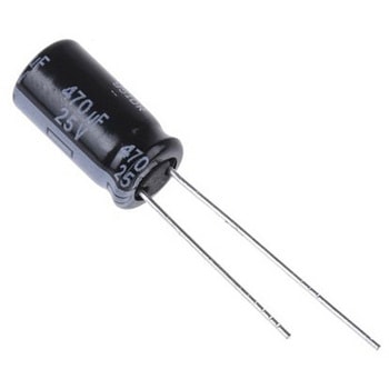 コンデンサ 470μF 25V dc 1袋 25個入 - Panasonic(パナソニック)
