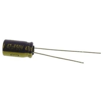 コンデンサ 47μF 50V dc 1袋 5個入 Panasonic(パナソニック)