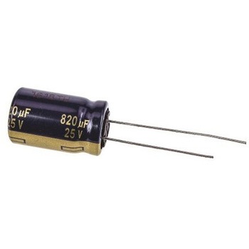 コンデンサ 820μF 25V dc 1袋 5個入 Panasonic(パナソニック)