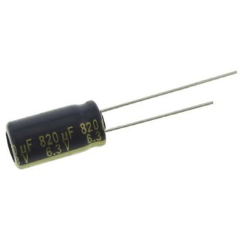 コンデンサ 820μF 6.3V dc 1袋 5個入 Panasonic(パナソニック)