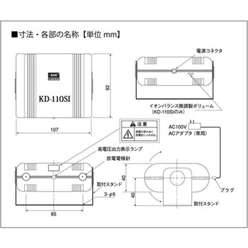 コンパクトタイプ静電気除去装置 KDシリーズ 春日電機(静電気対策)