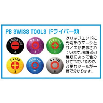 [-]ドライバー(貫通柄・手元六角) EA560PGシリーズ エスコ