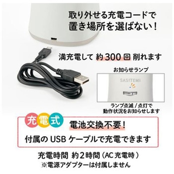 [充電式]鉛筆けずり アイボリー エスコ