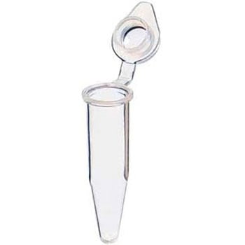 0.5mL PCR シングルチューブ フロストフラットキャップ付 クリア BMSC0200283シリーズ ビーエム機器